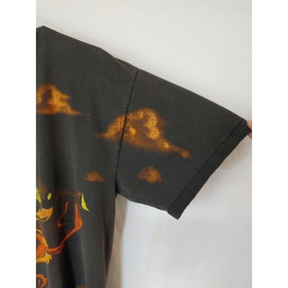 Vtg 1995 Wile E Coyote Road Runner Looney Tunes All Over Print Signal Artwear MD - Picture 4 of 11